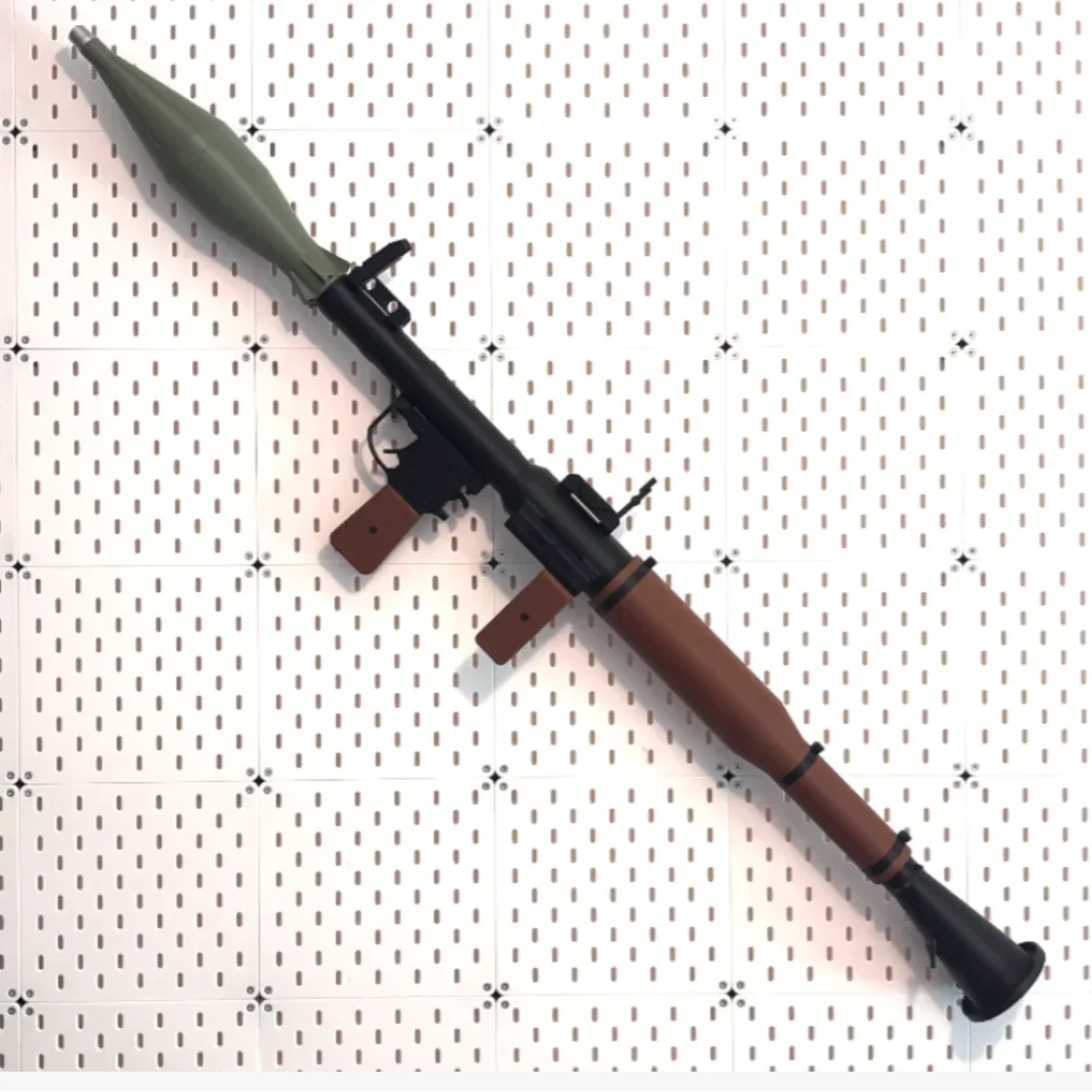130cm 1:1 Scale RPG Rocket Launcher Game Prop Ornament via 3D Printing, Simulated Appearance Simple Assembly Model, Non-Movable
