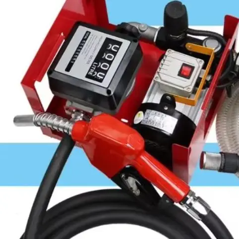 750W Car refueling machine 12V 24V 220V 750W Electronic metering oil pump diesel self-priming electric pump Large flow