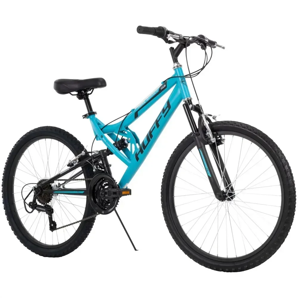 Runner Girls Mountain bike Full Suspension, età 12 + anni, doppia sospensione si combina con deragliatore Shimano per la risposta