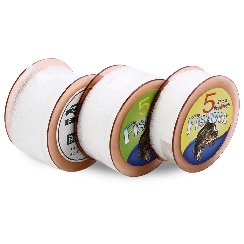 

Pva Water Soluble Net 44mm Carp Fishing Tackle Bait Refill Feeder Bag Flexible Easy Usage Fine Mesh Cold Water