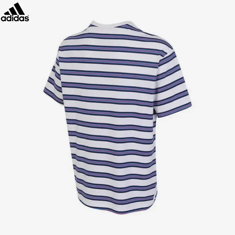 Adidas/Adidas Genuine New Men's Knitted Crew Neck Fashion Short Sleeve T-Shirt IR5822