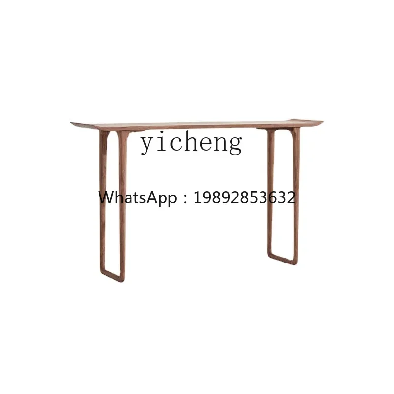 ZZ New Chinese Style Entrance Cabinet Simple Altar Wall-Mounted Extremely Narrow Table