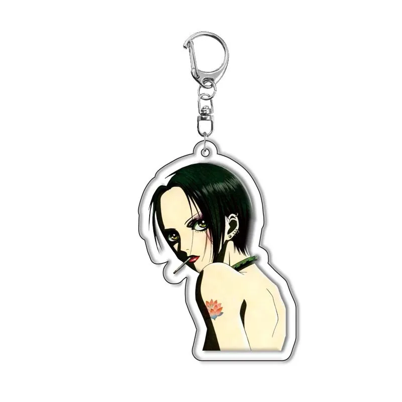 Llaveros Nana de 6CM para accesorios, bolso de Anime, colgante, llavero, anillo, joyería, regalos para fanáticos, amigos, pareja escolar, dibujos animados divertidos