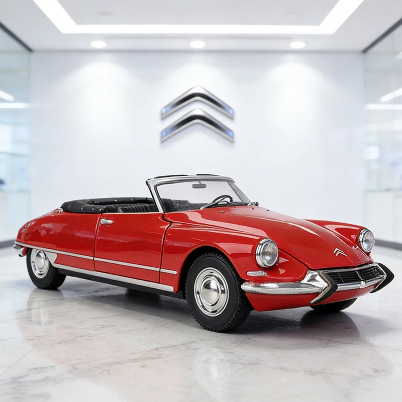 

WELLY 1:24 Citroen DS19 Cabriolet Alloy Car Diecasts & Toy Vehicles Car Model Miniature Scale Model Car Toy For Children