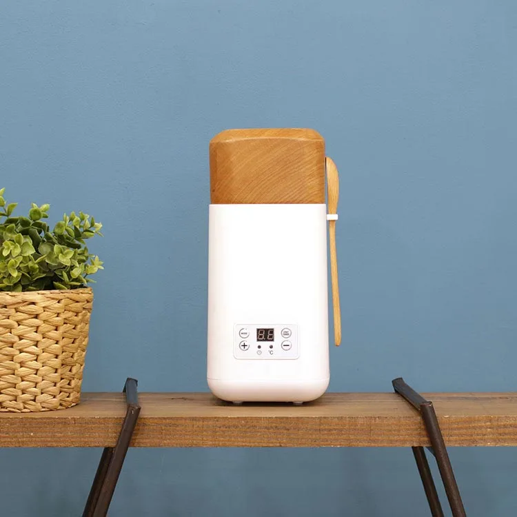 

550ml Electric Yogurt Yoghurt Maker with Wooden Bowel Professional Fermenter Yogurt Making Machine