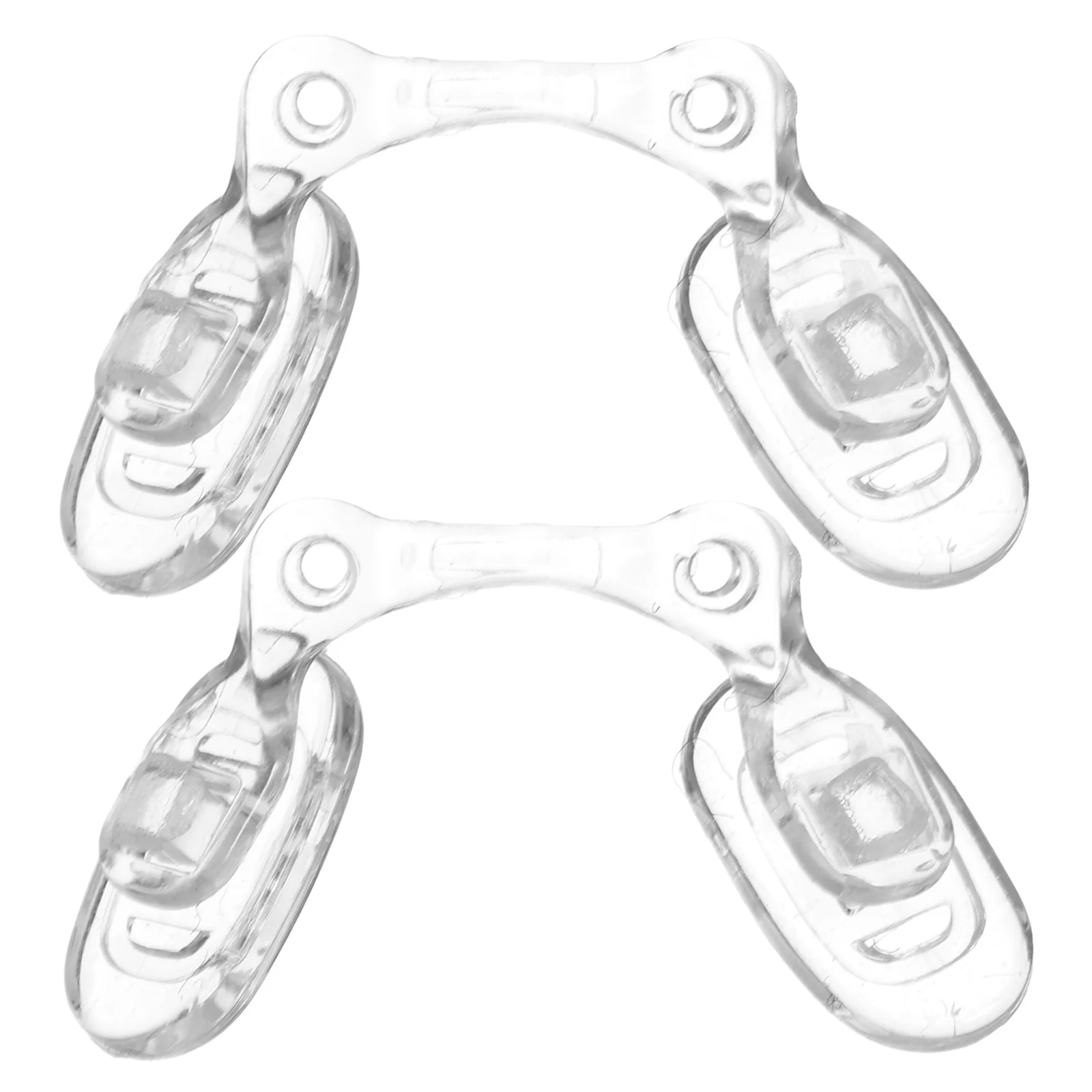 

2Pcs Silicone Nose Pads U Shaped Anti Slip Bridge Saddles for 's Glasses Sports Play Eyeglass Repair Kit Accessories