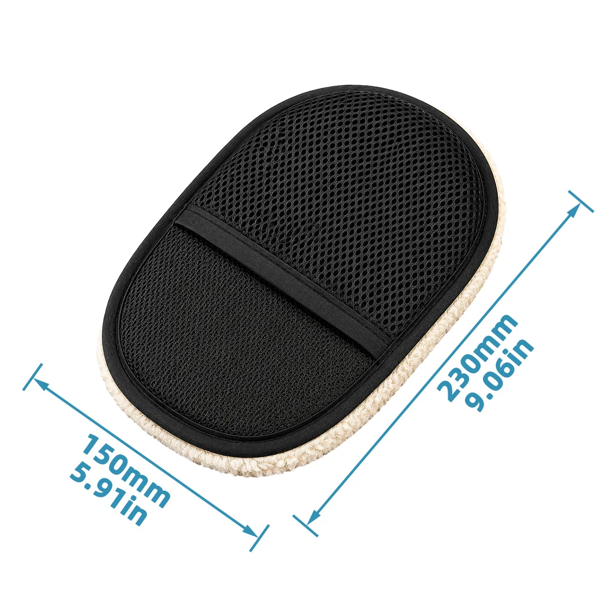 Lanke Car Microfiber Wash Glove, Gentle Detail Cleaning, Dust Removal And Decontamination, Suitable For Vehicle Maintenance