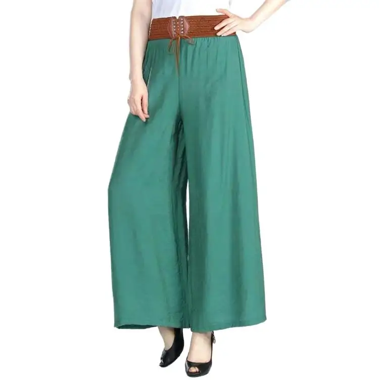 

Candy Colors Summer thin wide leg Pants Ukraine Women Cotton Linen Trousers black red gray pants wide leg cotton pants joggers