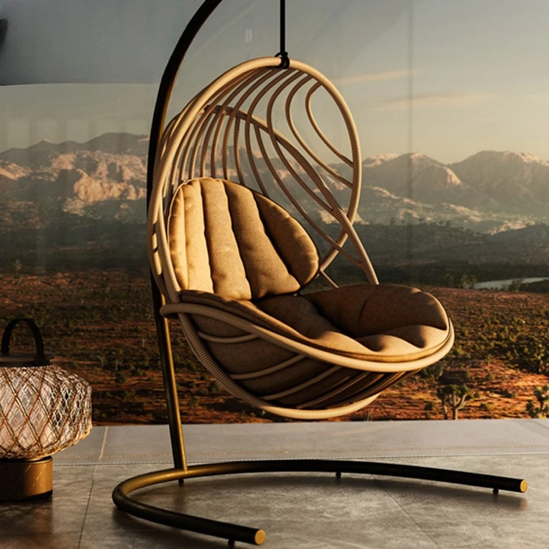 Furniture Villa Living Room Hanging Basket Hotel Terrace Hanging Chair Internet celebrity Bird's Nest Homestay Rocking Chair