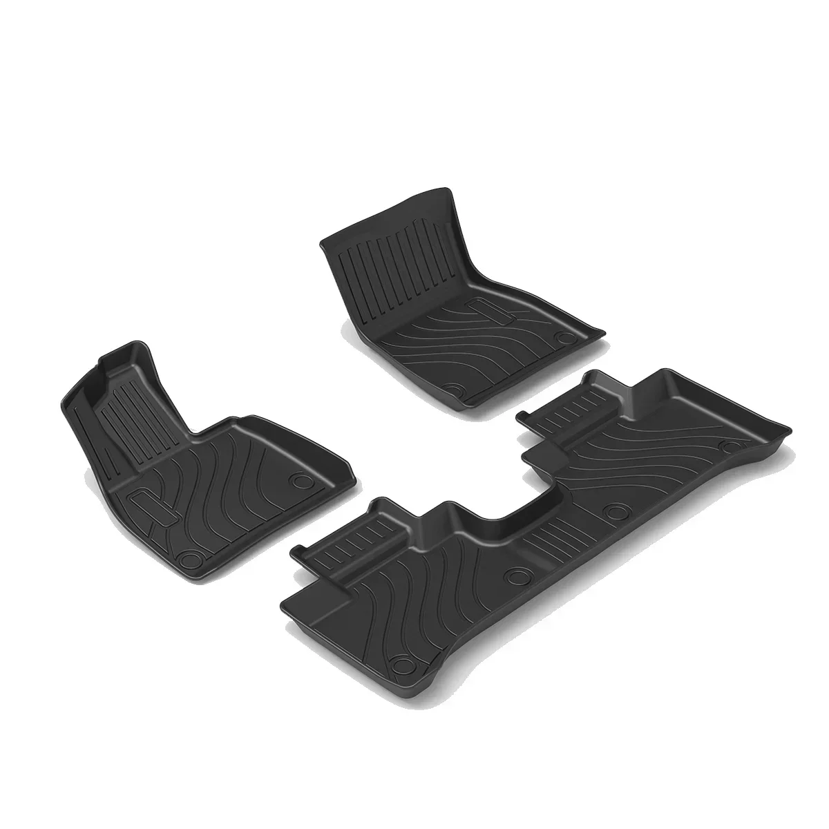 Alfombrilla de goma antideslizante para coche, impermeable, TPE, completamente rodeada, reajuste, conducción a la izquierda, para Mercedes Benz EQE/EQE SUV 2022-2023