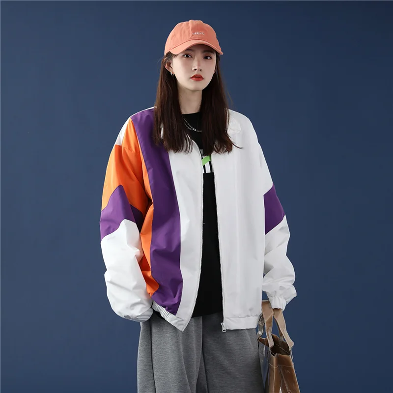 

ZOUXO Jacket Women 2023 Spring Autumn Loose Large Size Jacket Kpop Sports Style Baseball Clothes