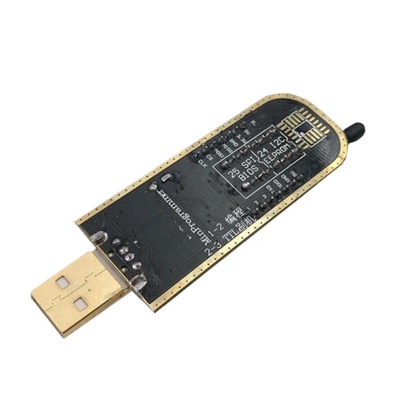 CH341A USB Programmer, SPI Flash/EEPROM BIOS Burner for 24/25 Series Chips, Router/Board Repair Tool