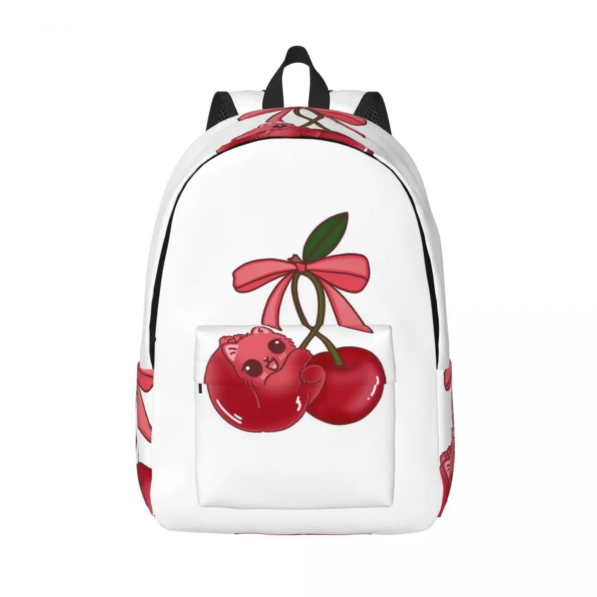 

Вишневый милый кот, фруктовый котенок, женские маленькие рюкзаки для мальчиков и девочек, сумка для книг, повседневная сумка на плечо, рюкзак для ноутбука, детские школьные сумки