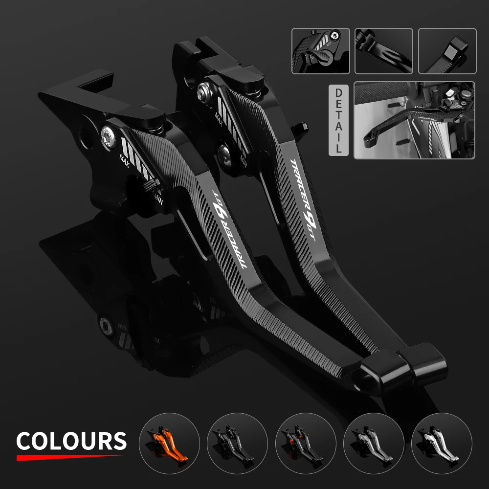 Motorcycles  Adjustable 5D Handlebar For Yamaha Tracer 9gt TRACER 9 GT 2021 2022 CNC Aluminum Short Brake Clutch Levers