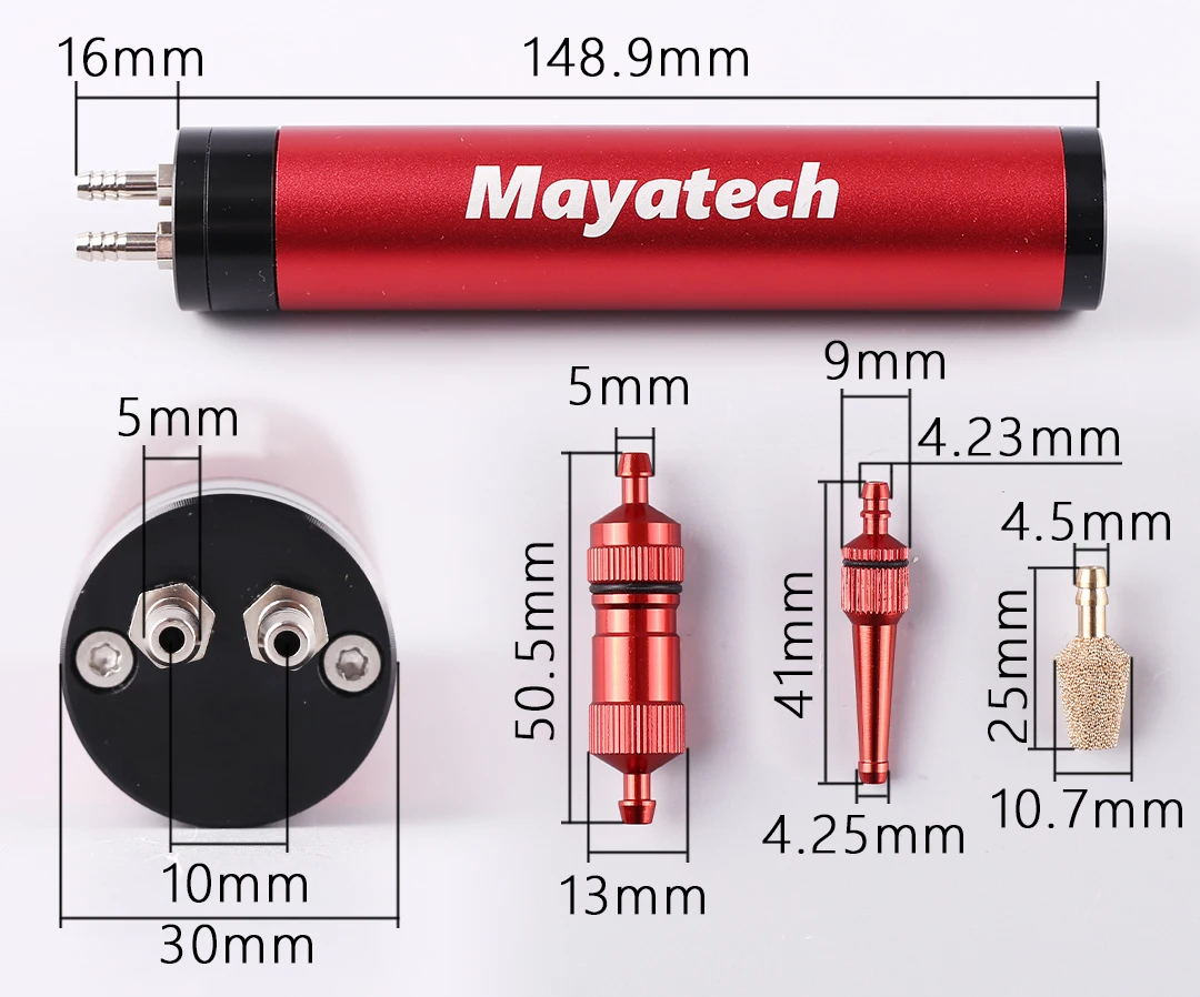 Mayatech Metal Bidirectional Electric Fuel Pump MT149 Model Airplane Fixed Wing Dedicated High Flow Charging