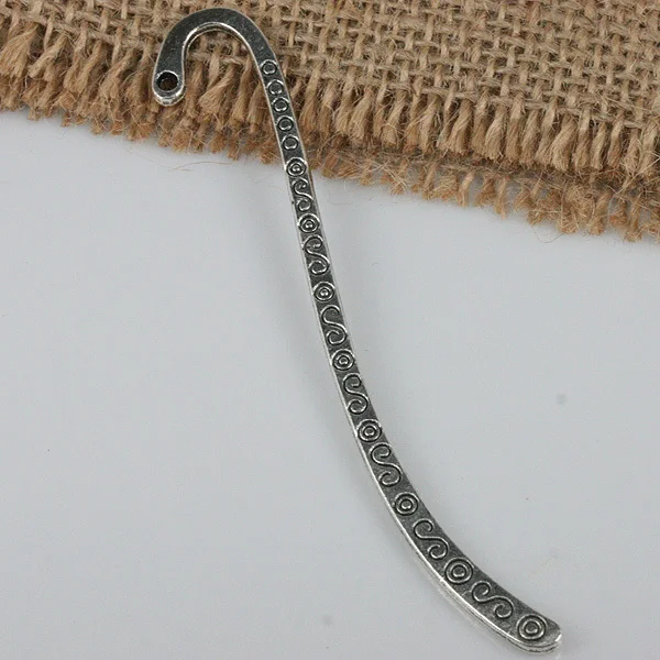 

5pcs 118mm Tibetan Silver Color 2sided Crafted Bookmark Findings H1527 Jewelry Making Supplies