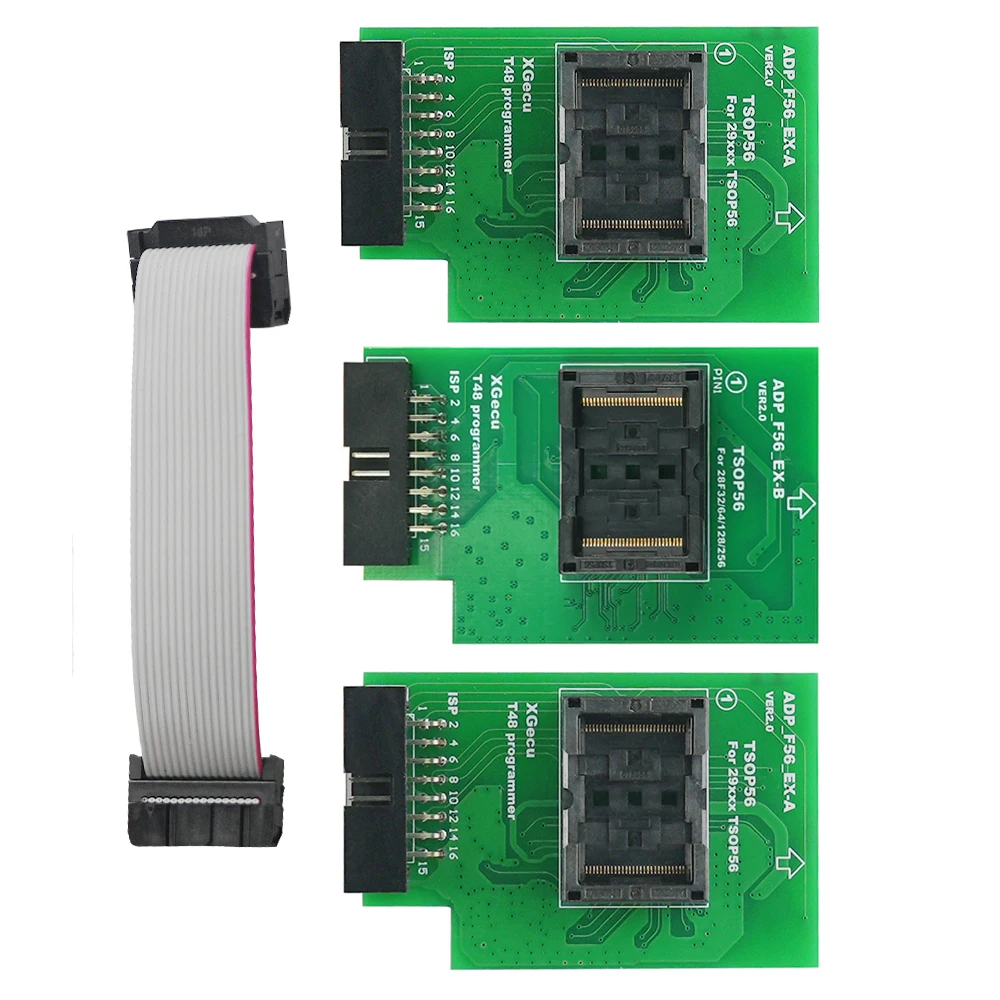 XGecu T48 프로그래머 전용 최고의 가격 VER2.0 TSOP56 어댑터 ADP_F56_EX-A ADP_F56_EX-B 또는 플래시 EPROM용 ADP_F56_EX-C