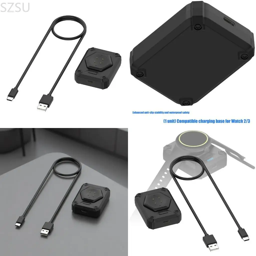 SZSU Portable Heat Dissipation Charging Station for Watch 2 and 3 ABS Material Design