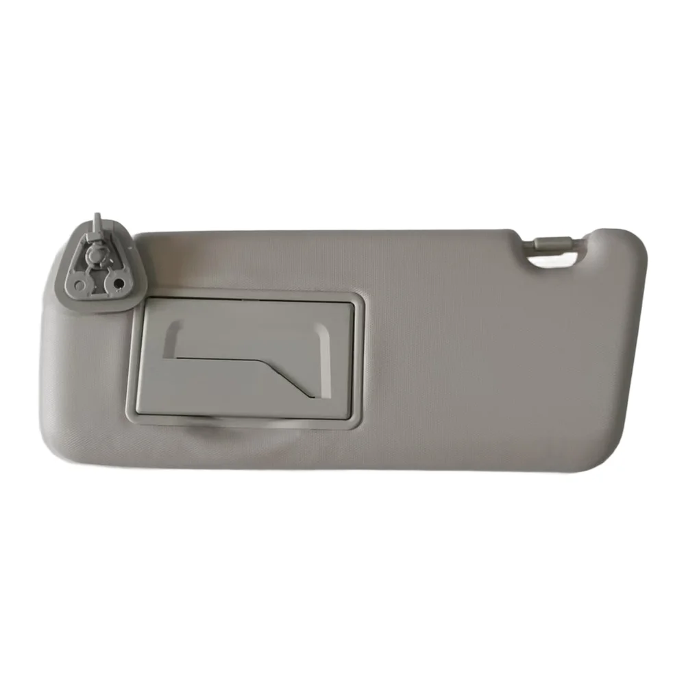 PVC Snap-in Visor Car Sun Shade Pair Swivel Positioning Design Glare Reduction Feature For Left Right Side Install