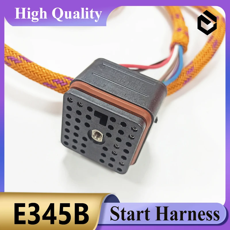 E345B Engine Start Test Harness Diagnostic Cable for Caterpillar CAT 345B Excavator Parts