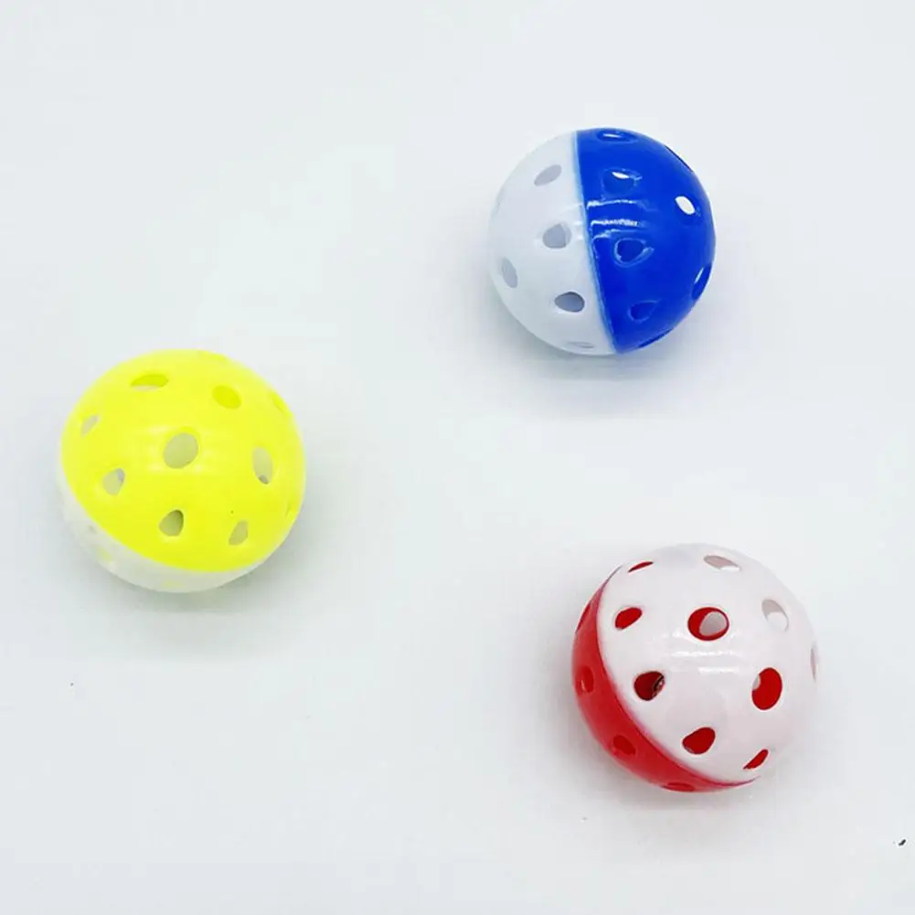 Animal de estimação papagaio gato brinquedo colorido oco rolando sino bola pássaro mascar brinquedos periquito cockatiel papagaio gaiola gatos brinquedos divertidos para papagaio