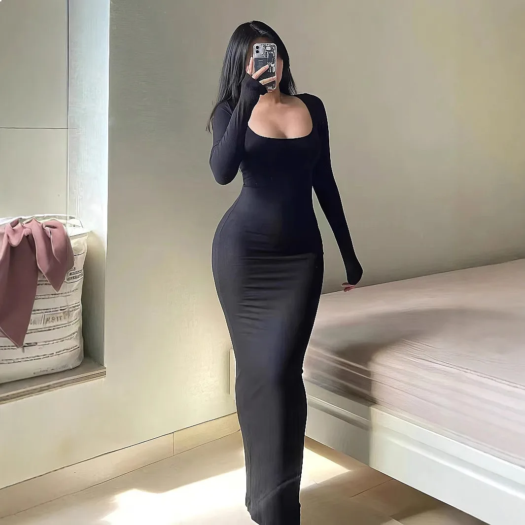 Women Bodycon Long Fishnet Mermaid Dress Slim Fit Tight Party Evening Gown Jumpsuit Playsuit