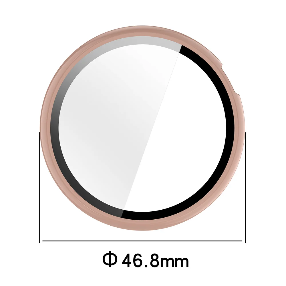 BEHUA Tempered Glass Film Case For Honor Watch Fit SmartWatch Around Screen Protector Hard PC Bumper For Huawei Honor Fit Cover