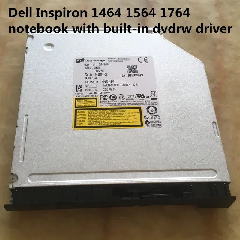 New 8x SATA DVD RW/CDRw double layer recording drive for Dell Inspiron 1464 1564 1764 notebook