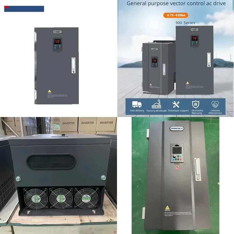 Heavy Duty 160kW AC Motor Speed Controller Three Phase Variable Frequency Driver VFD for Pump Fans