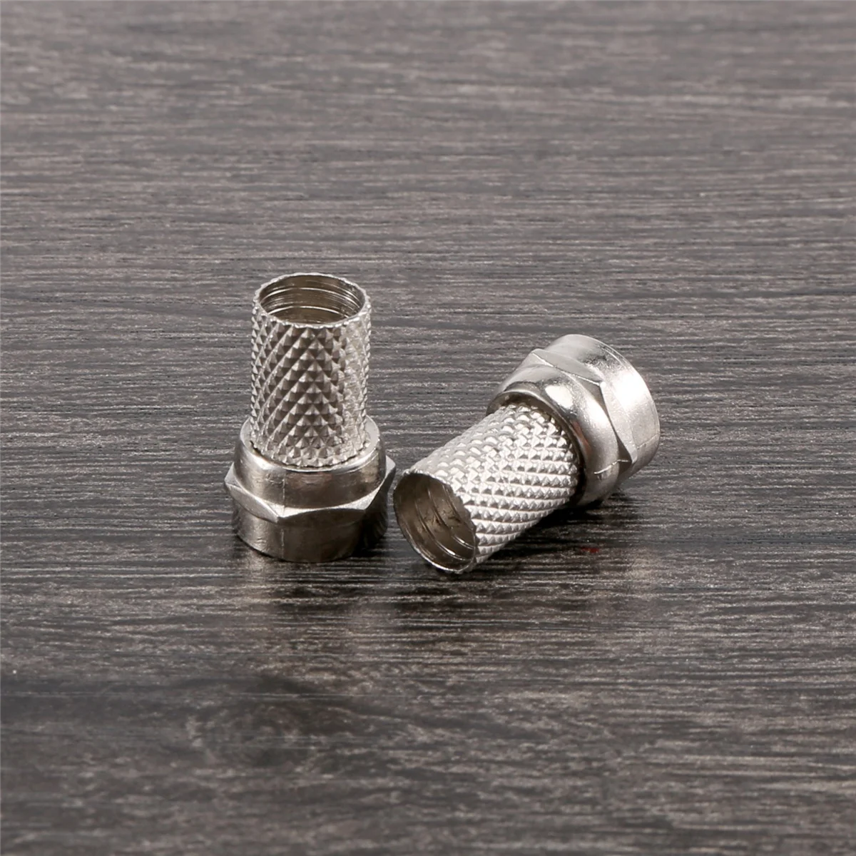 15 Pcs RG6 F-Type Twist-On Coax Coaxial Cable RF Connector Male for CCTV Camera HOT