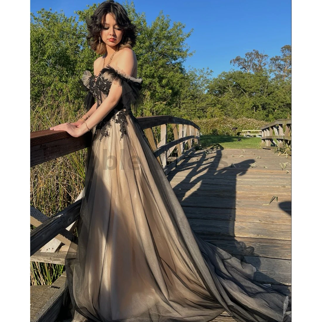 

Sweetheart Tulle Evening Dress A-LINE Appliques Elegant Party Gown Customize