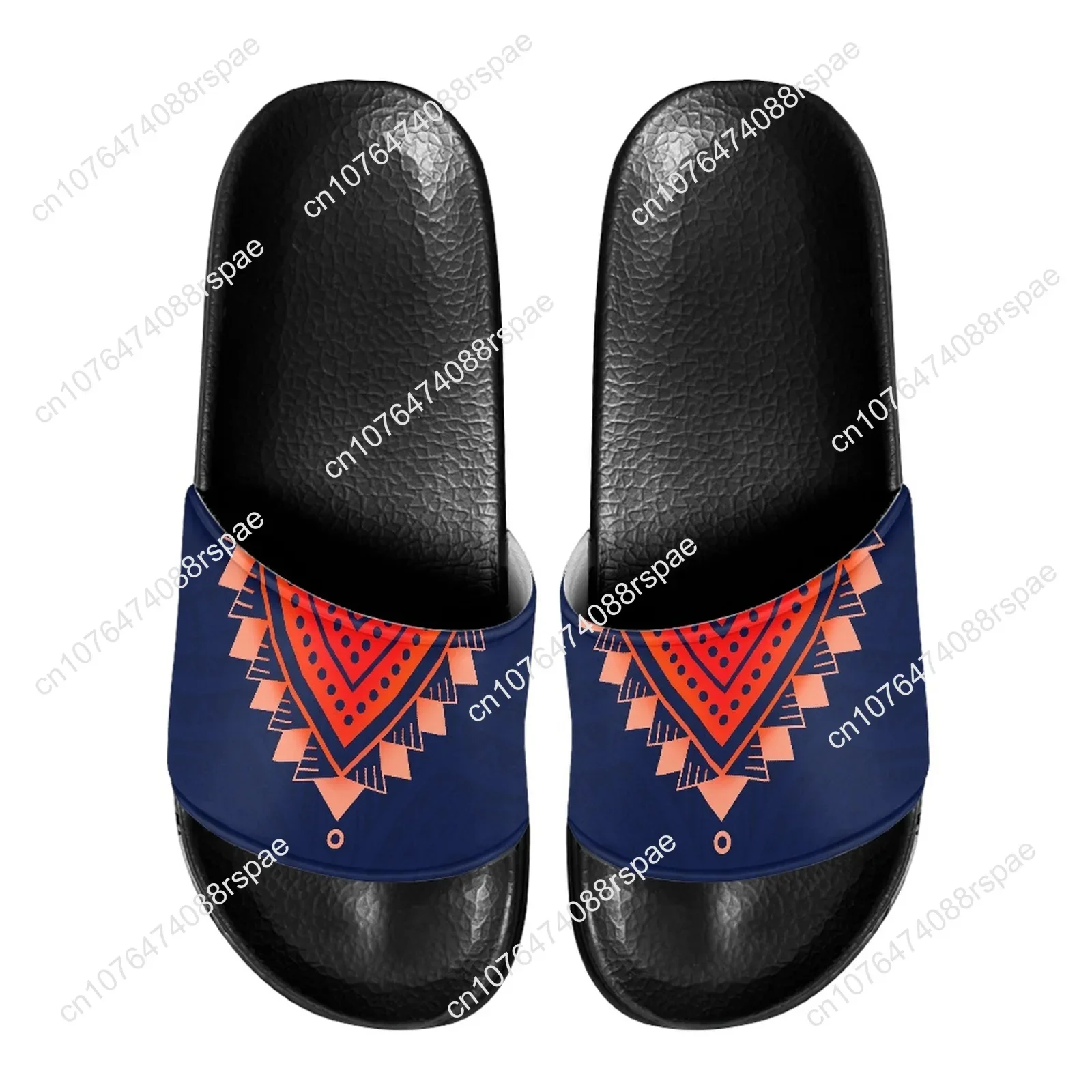 Sandal pria polineian Tribal Fijian Totem tato Fiji dicetak sandal pasangan sandal Eva lunak modis sandal jepit kamar mandi Non-Slip EVA