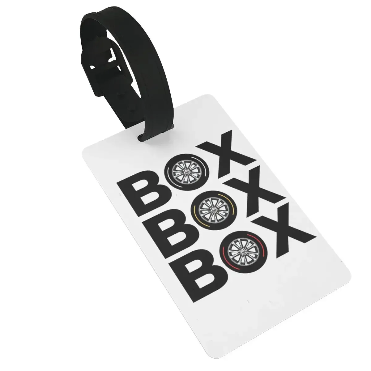 

Box Box Box F1 Luggage Tags Suitcase Accessories Travel PVC Cute Baggage Boarding Tag Portable Label Holder ID Name Address