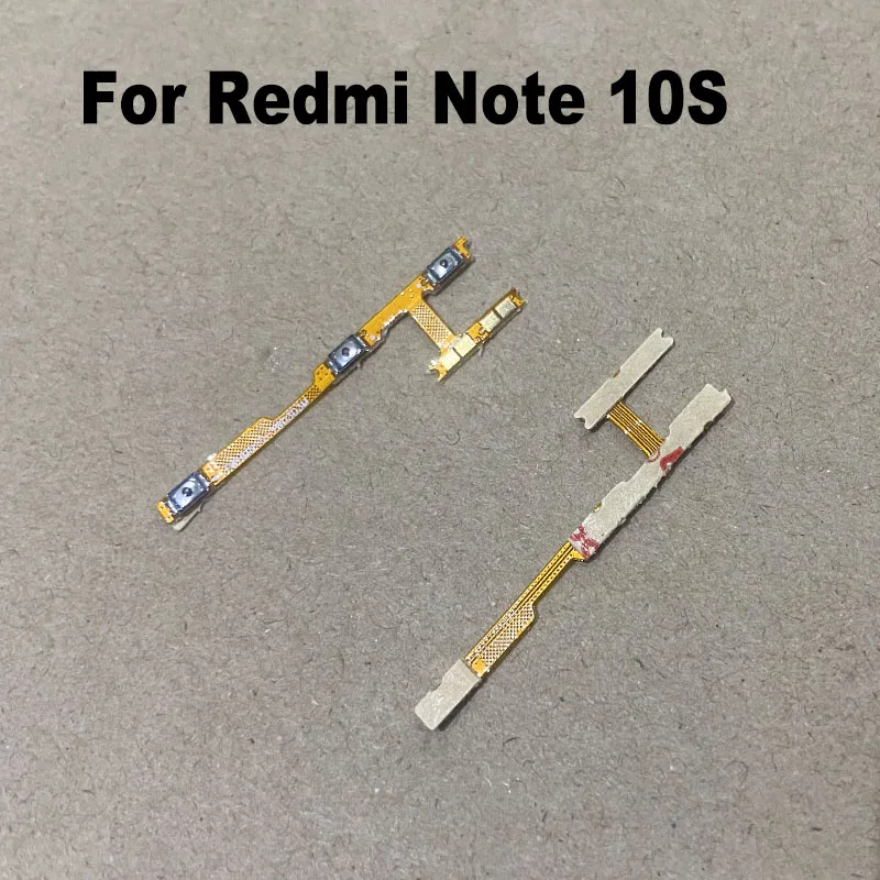 Power Flex Cable Power For Xiaomi Redmi Note 10S On Off Volume Button Key Flex Cable Replacement