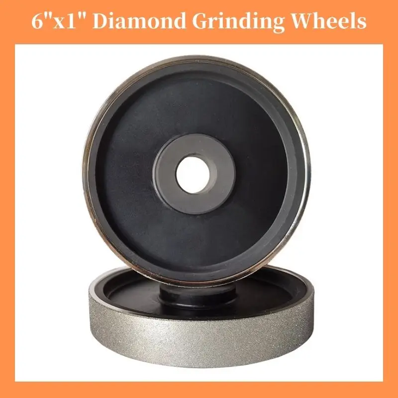 

6"x1" Diamond Grinding Wheels Jewelry Polishing Machine Parts #80 #120 #240 #600 #800 Diamond Lapidary Jewelry Grinding Wheel