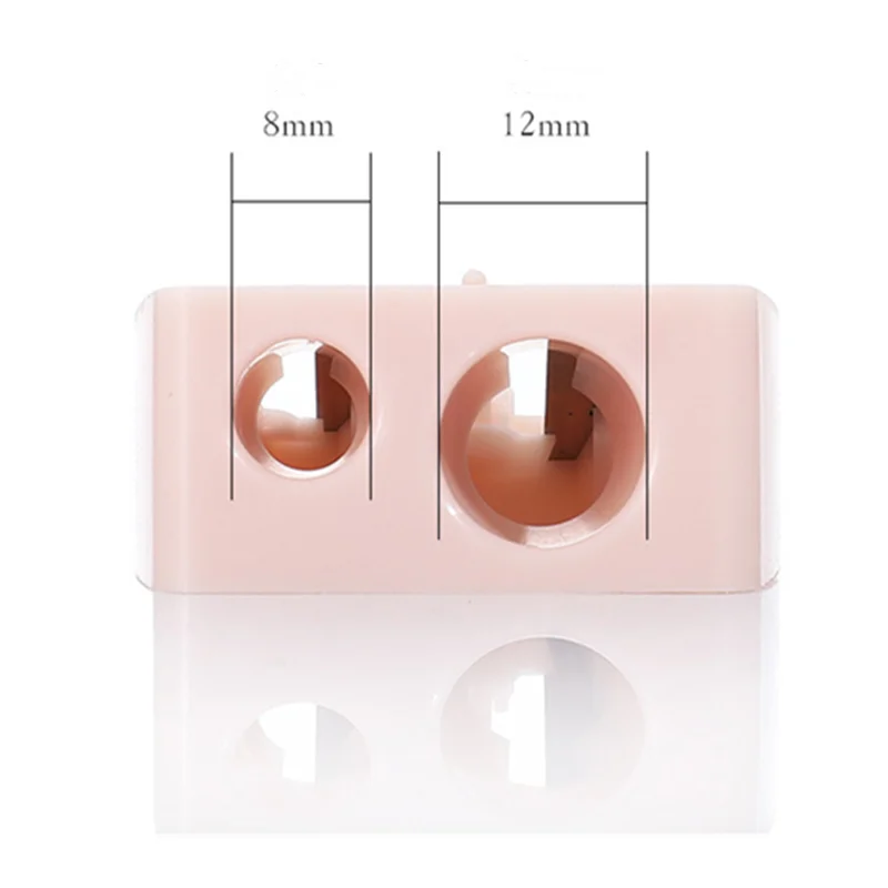 2pcs Makeup Profiler Pen Eyebrow Lip Sharpener Liner Lipstick Eyeliner Double Holes Holes for Makeup Precision Pencil Sharpener