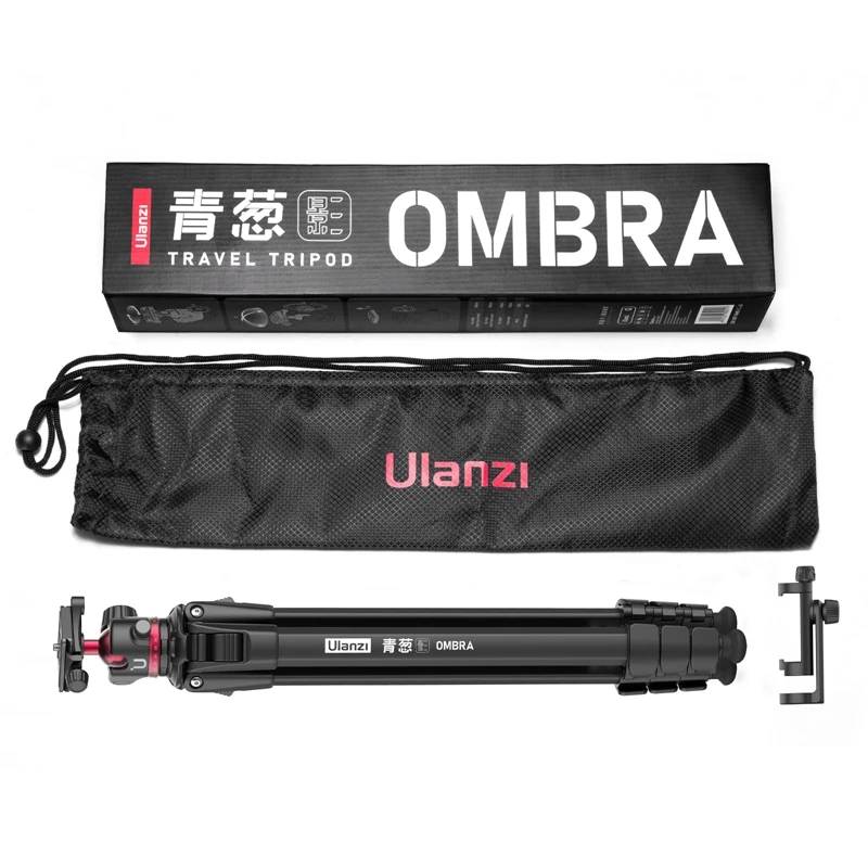 Ulanzi Ombra 1.5M Camera Statief Voor Dslr Draagbaar Reisstatief Met 360 ° Verstelbare Ballhead Quick Release 8Kg Maxload