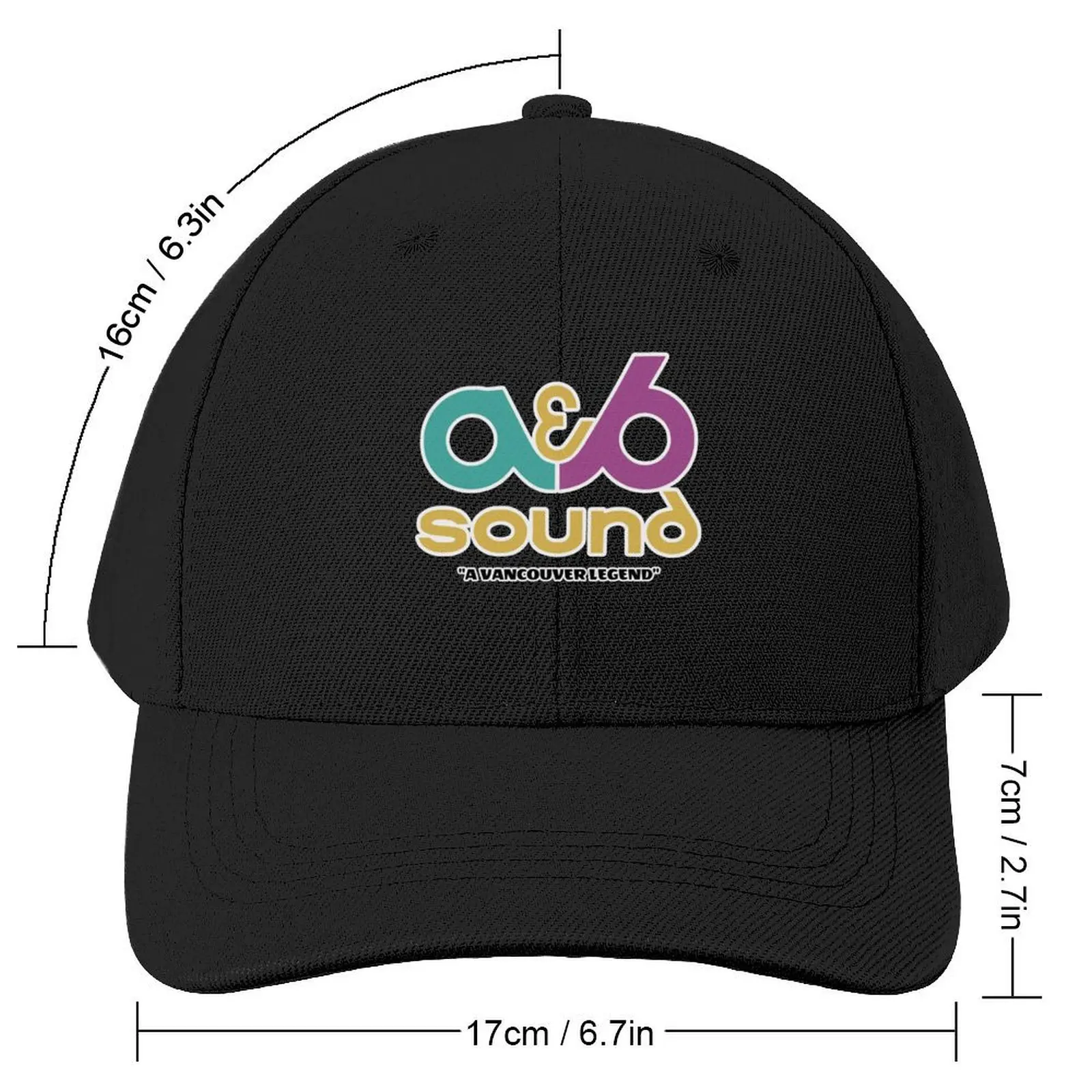 A&B Sound Record Store gear Baseball Cap Horse Hat black Girl'S Hats Men's