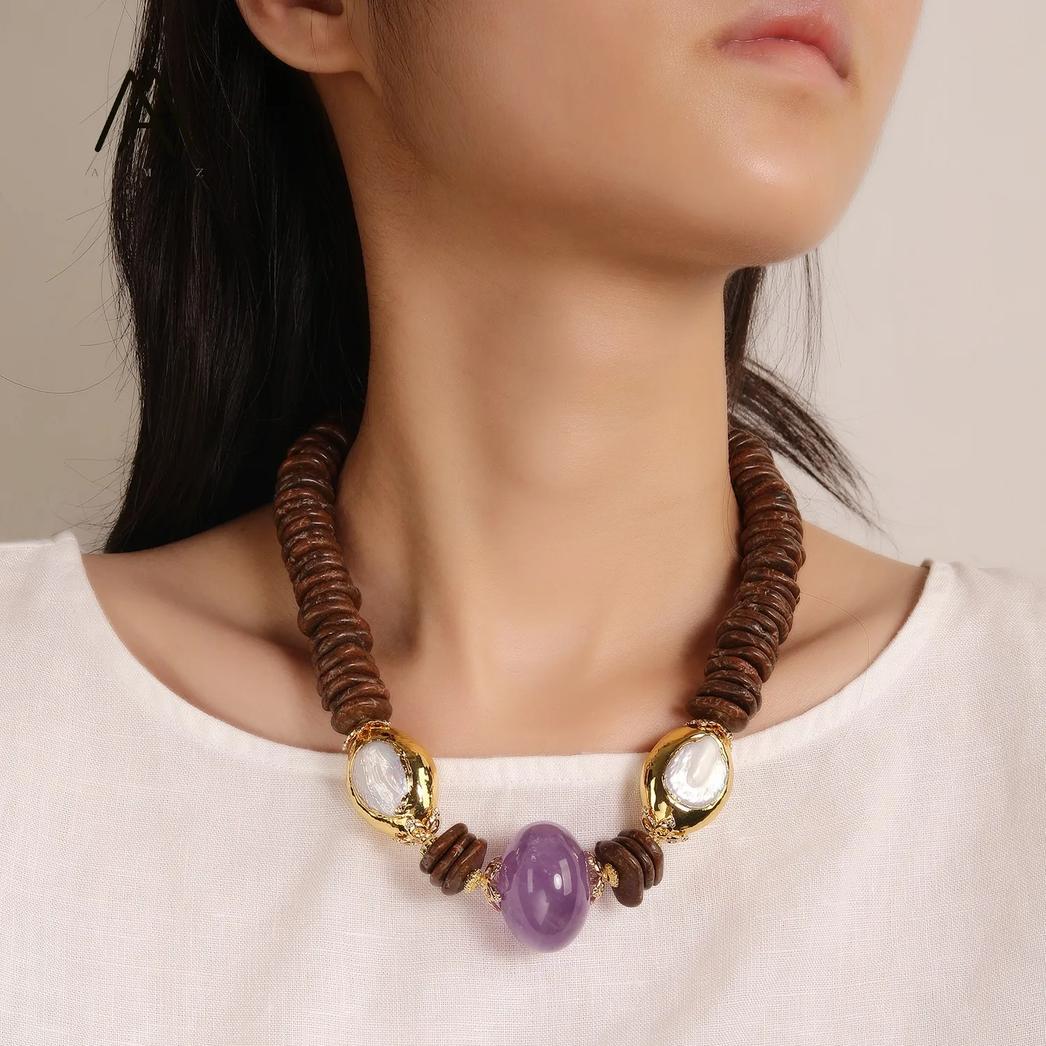 statement-retro-necklace-natural-baroque-pearl-necklace-natural-stone-amethyst-handmade-for-women-wedding-party-jewelry-2-style