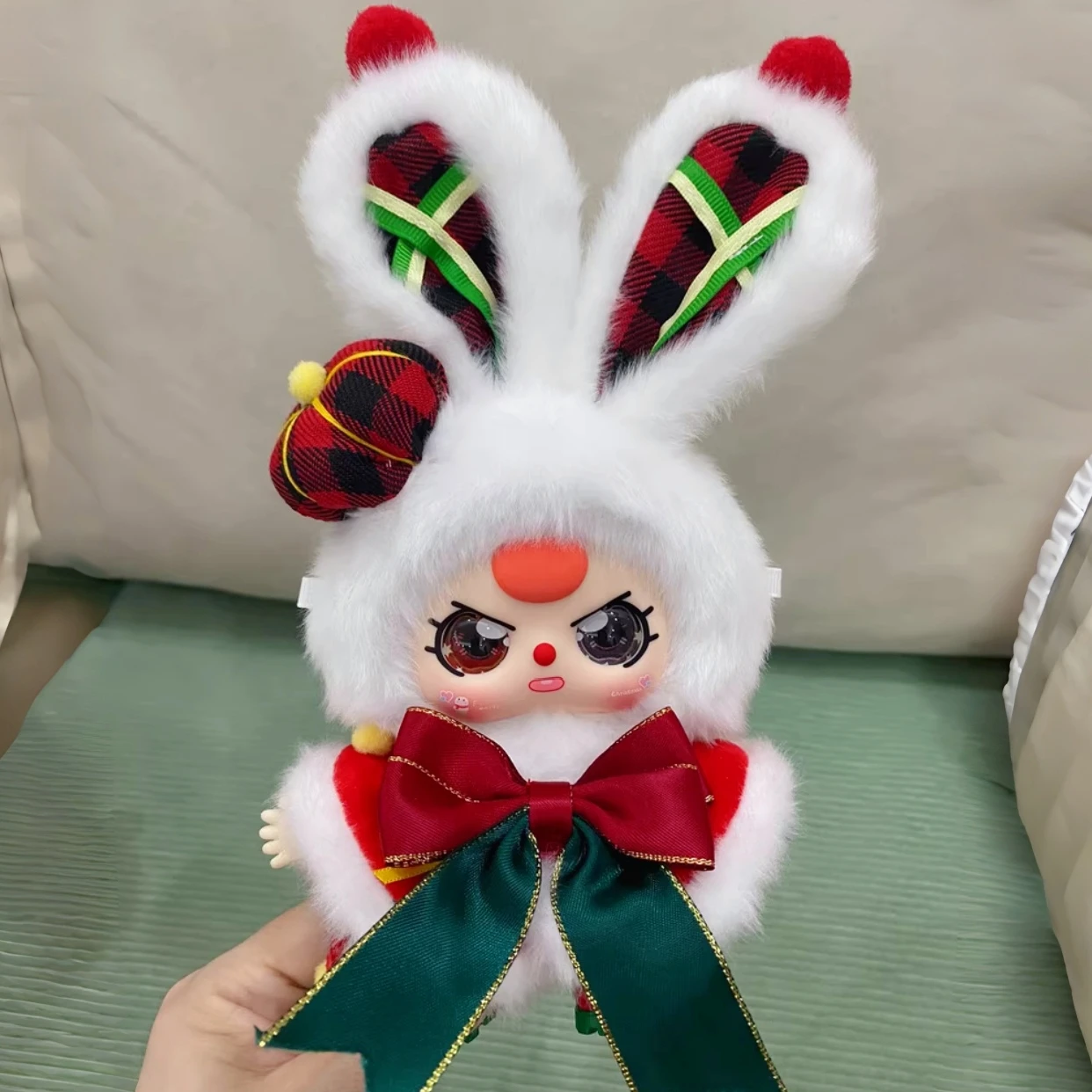 

В наличии Baby Three Веселая Рождественская игрушка-подвеска, фигурка, глухая коробка, милая загадочная модель куклы, орнамент, модная подарочная игрушка