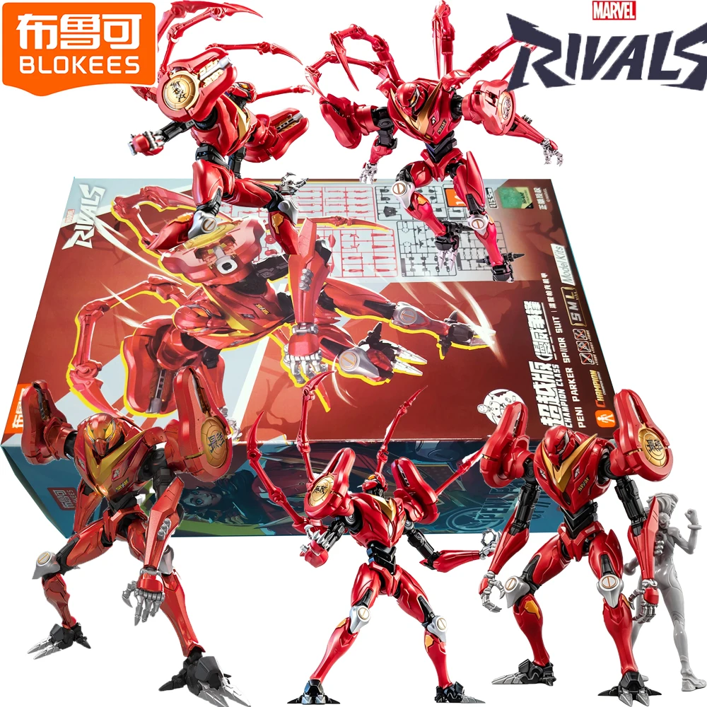 

Новые оригинальные фигурки BLOKEES Marvel Rivals Пени Паркер: высокодетализированные, изысканные персонажи, коллекционные модели, подарки на праздники