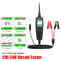 P100 24V 12V Probe Pen Car Tester Voltage Resistant Test Circuit Ignition Battery Scanner Diagnostic Tools Auto Accessories