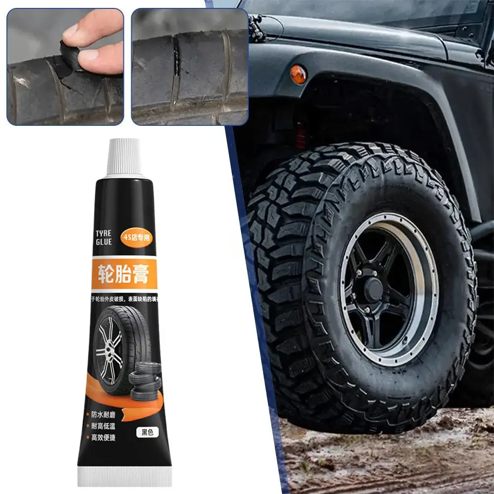 1/2/3/4/5/10PCS*30ml Crack Repair Adhesive Rubber Glue Rubber Glue Sidewall Puncture Multifunctional Liquid Tire Rubber Glue