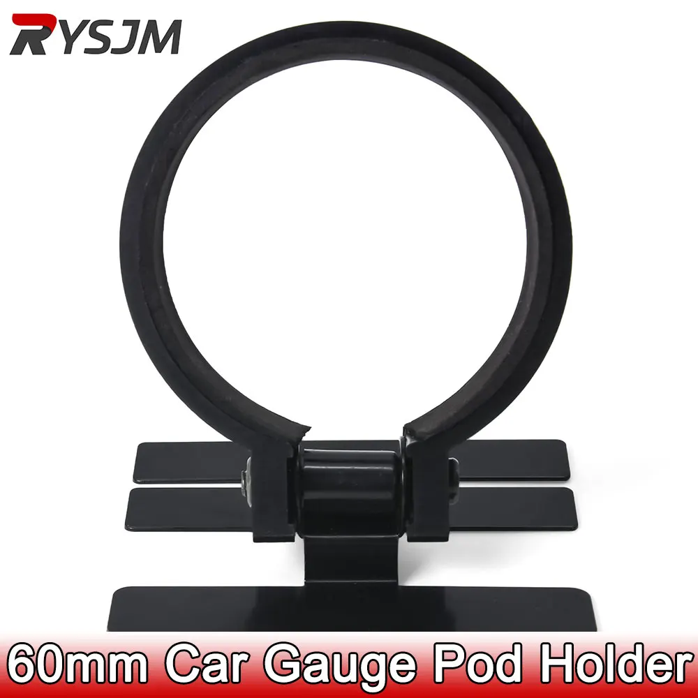 60mm Metal Gauge Meter Pod Mount Holder Adjustable Car Bracket Auto Car Meter Pods Dash Pod Mount Bracket Instrument Panel