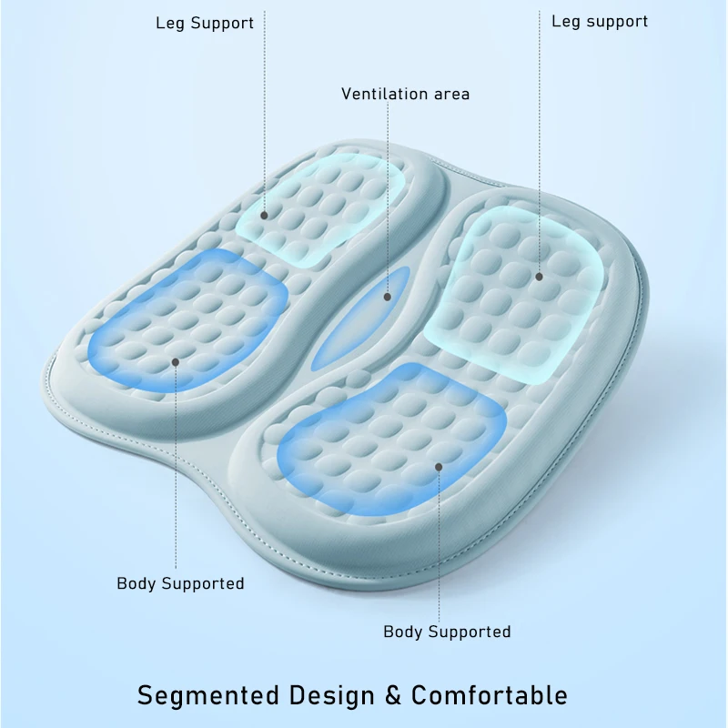 TPE Cold Gel Seat Cushion Summer Cool Car Seat Cover Sedentary Not Tired Breathable Office Chair Home Pad Summer Mat Accessories