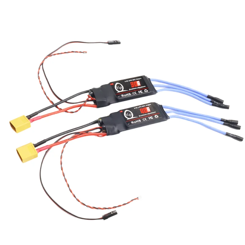Spanning Signaal Terug Borstelloze 40A/30A ESC Snelheidsregelaar 2-4S met 5V 3A UBEC RC FPV Quadcopter Vliegtuigen F450 Uitbreiden DIY
