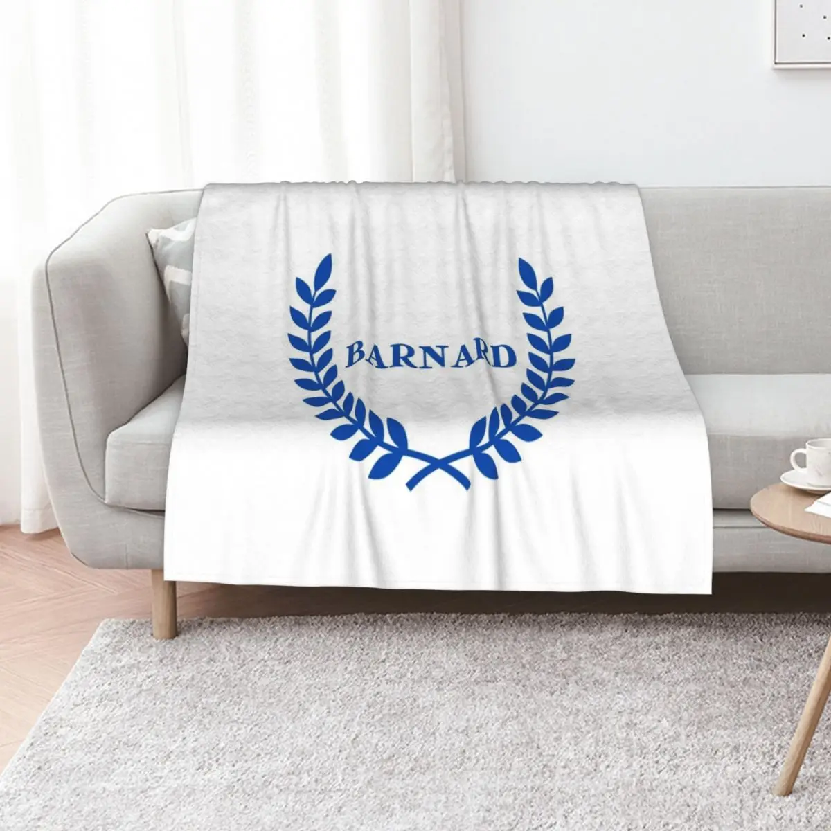 Barnard college Throw Blanket Hairy Quilt Soft Plush Plaid Sofa Beautifuls Nap Blankets