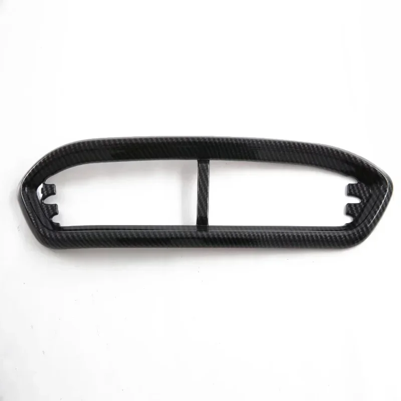 LHD RHD For MG HS 2018-2023 ABS carbonfiber Car Center Console Air Condition Outlet middle AC Vent Frame Cover Trim Accessories