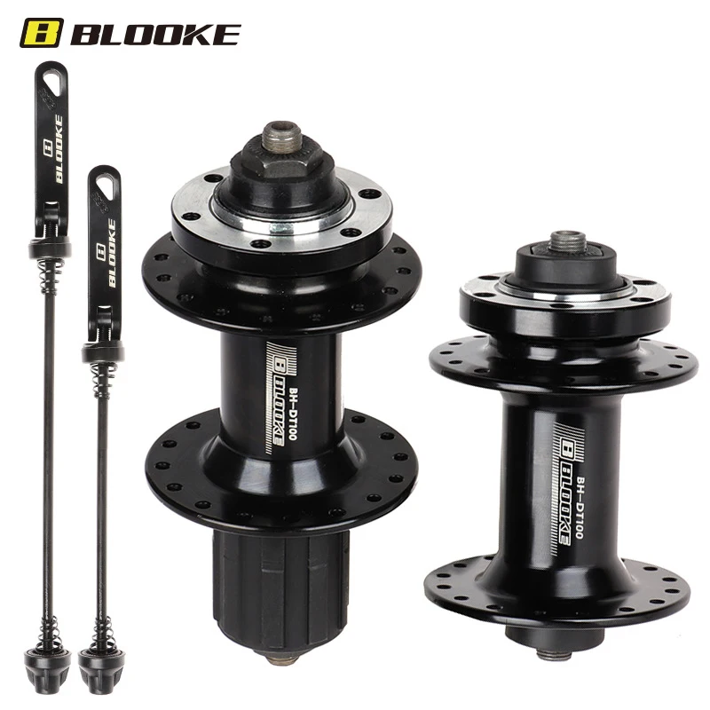 BLOOKE Mountain Bike Ball Hubs 7/8/9/10/11 Speed 32-36 Holes MTB Quick Release Six Spike Disc Brake Hubs Bicycle Accessories