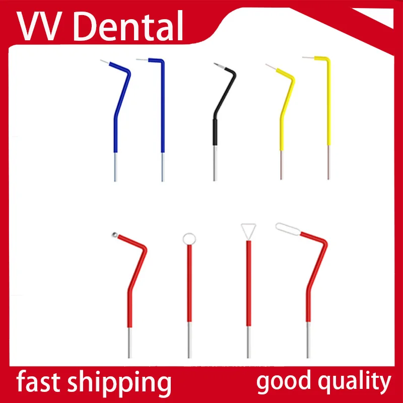 

9pc Dental Electro Surgery Electricity Knife Tips Fit Dental Electrosurgery Unit Oral Surgery Reusable with Sterilization Box